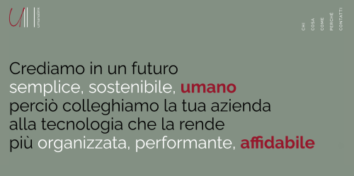 Identit&agrave; Aziendale e Sito web Umanalink, Voghera-Monza-Schio